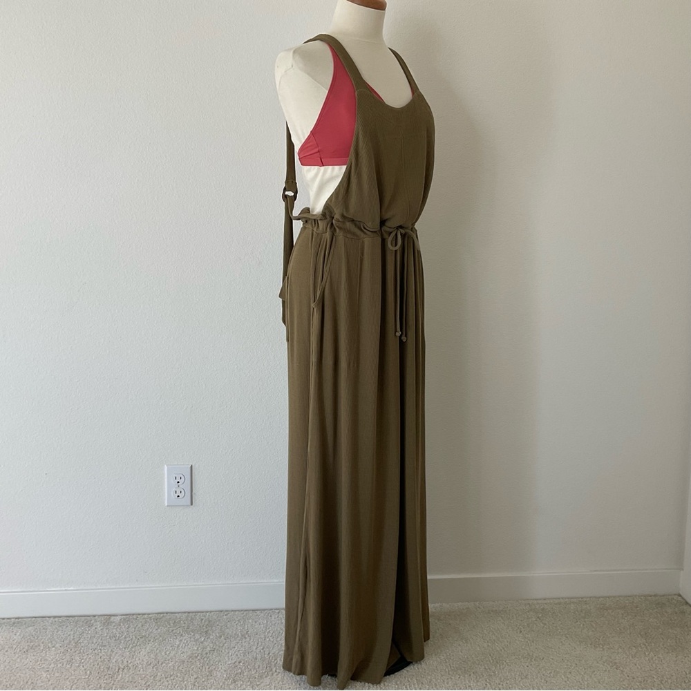 Free People Beach Ribbed Knit Jumpsuit S